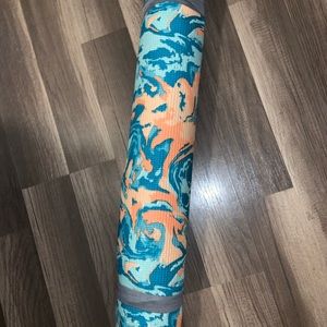 Walmart Large Orange and Blue Yoga Mat